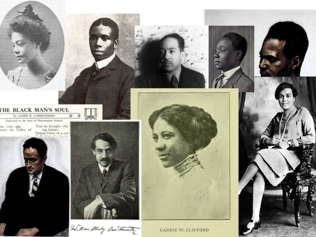African American Poetry Digital Anthology Splash Page
